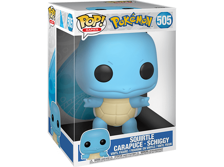 Figura - Funko Pop! Pokémon Squirtle, Vinilo, 25 cm, Multicolor