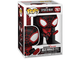 Figura - Funko POP! Marvel: Spiderman Miles Morales Traje Bodega Cat, Vinilo, 9.50 cm, Multicolor