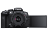 Kit cámara EVIL - Canon EOS R10 + Canon RF-S 18-45, 24.2 MP, Vídeo 4K, APS-C, 2.95 , Negro