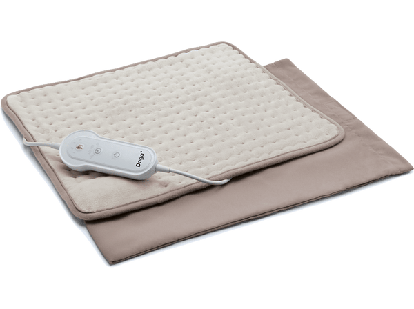 Almohadilla eléctrica - Daga Confort Multi, 110 W, 4 Niveles temperatura, Gris claro