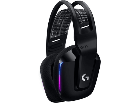 Auriculares Gaming - Logitech G733, Inalámbricos, Negro