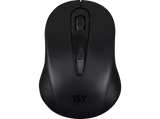 Ratón inalámbrico - ISY IMW-502, 1600 ppp, Nano receptor, USB, Negro