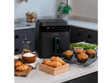 Freidora de aire - Cecotec Cecofry Experience 6000, 1700 W, Negro, Panel de Control Táctil, 9 Modos