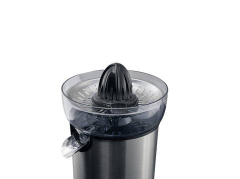 Exprimidor - Koenic KCP 13021 M, 0.5 l, 100 W, 2 velocidades, Transparente, Sistema antigoteo, Inox
