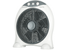 Ventilador de sobremesa - Orbegozo BF1030, Box fan, 30 cm, 6 aspas, Temporizador, Potencia 45W, Blanco