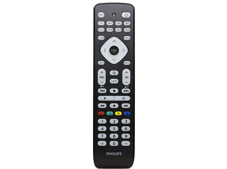Mando a distancia - Philips SRP2018/10, 8 dispositivos, 2 x AAA,Negro