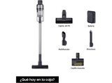 Aspirador escoba - Samsung VS15A6032R5/ET Jet 60 Pet, 150 W, Multi Cyclone, Digital Inverter, 40 Min, Plata