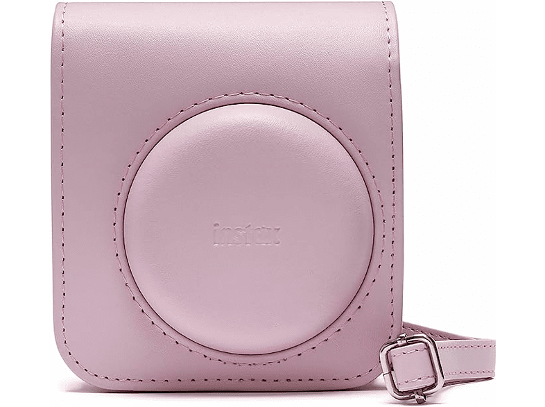 Accesorio cámara instantánea - Fujifilm Kit Instax Mini 12, Funda, 10 sobres, Cuerda,  Rosa