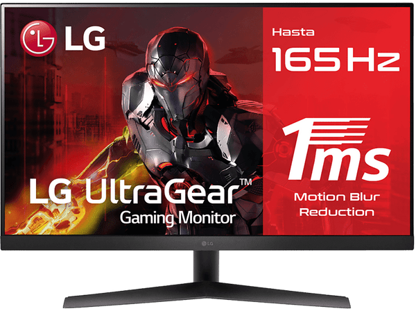 Monitor gaming - LG 32GN50R, 31.5", Full-HD, 1 ms, 165 Hz, HDMI x2, DisplayPort 2, USB, Negro
