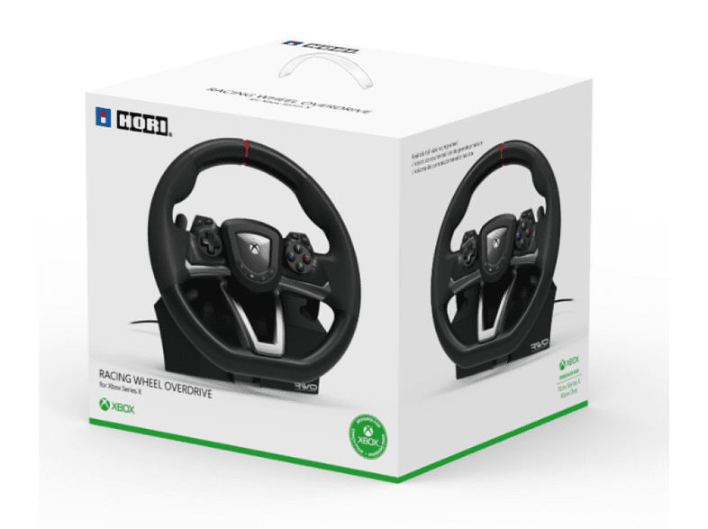 Volante - Hori Racing Wheel Overdrive, Para Xbox Series X | S, Xbox One y Windows 10, Negro