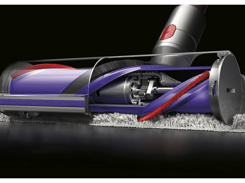 Aspirador escoba - Dyson v8 Extra, Con Accesorios, Roja, Potente y Silenciosa, Autonomía 40 min, Potencia 115 W