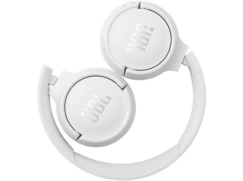 Auriculares inalámbricos - JBL Tune 510BT, Con Diadema, Bluetooth, 40h, USB-C, Conexión Multipunto, Blanco