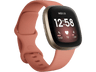 Smartwatch - Fitbit Versa 3, Rosa, Funciones de salud avanzadas, GPS, Frecuencia cardiaca, + 6 días batería