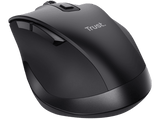 Ratón inalámbrico - Trust Fyda Wireless, 2400 dpi, Wireless, Recargable, Ergonómico, Negro