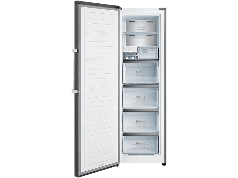 Congelador vertical - Infiniton CV-1HE85, 274 l, No Frost, 185.50 cm, Inox