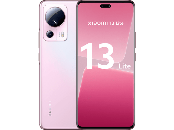Móvil - Xiaomi 13 Lite, Rosa, 256 GB, 8 GB RAM, 6.55" FHD+ AMOLED 120 Hz, Snapdragon® 7 Gen 1, 4500 mAh, Android 13 - MIUI 14