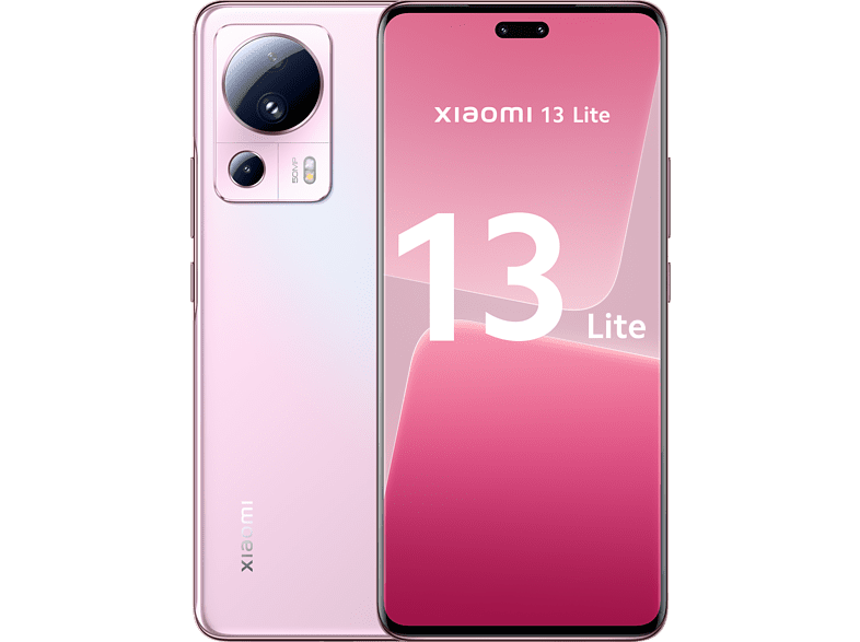 Móvil - Xiaomi 13 Lite, Rosa, 256 GB, 8 GB RAM, 6.55 FHD+ AMOLED 120 Hz, Snapdragon® 7 Gen 1, 4500 mAh, Android 13 - MIUI 14