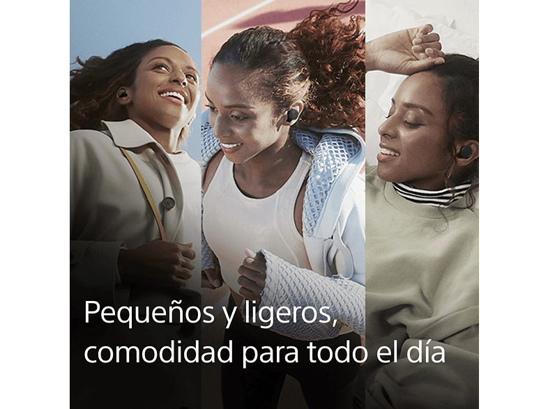 Auriculares True Wireless - Sony WFLS900N, LinkBuds S, Noise Cancelling, 20 h, Optimizado para Alexa y Google, Negro