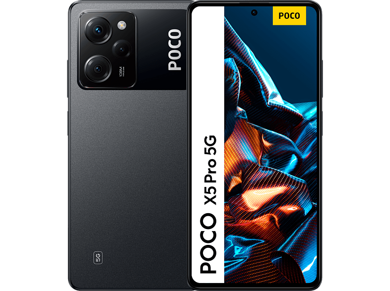 Móvil - Pocophone X5 Pro, Negro, 256 GB, 8 GB RAM, 6.67 FHD+ Flow AMOLED DotDisplay, Snapdragon® 778G, 5000 mAh, Android