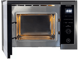 Microondas integrable - Infiniton IMW-DD2S, Grill 1000 W, 8 programas, 25 l, Inox