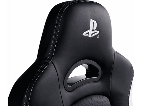 Silla gaming - Nacon PS4 CH-350ESS, Ajustable, 5 ruedas, Licencia de Sony, Reposabrazos, Negro