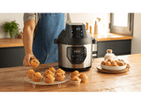 Robot de cocina - Cecotec GM H Fry, 1000 W, 6 L, 27 modos, 11 temperaturas, 5 presiones, Programable 24 horas, Incluye cabezal de aire caliente, Negro