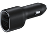 Cargador coche - Samsung EP-L4020, 40W, Entradas USB-A 15W - USB-C 25W, Negro