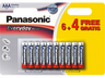 Pilas AAA - Panasonic Everyday Power LR03, batería alcalina, 6 + 4 unidades