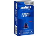 Cápsulas monodosis - Lavazza Crema e Gusto, 10 cápsulas,  Compatibles con el sistema Nespresso, Azul