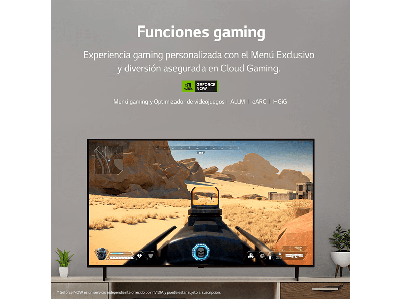 TV LED 55 - LG 55UR80006LJ, UHD 4K, Inteligente α5 4K Gen6, Smart TV, DVB-T2 (H.265), Azul Ceniza