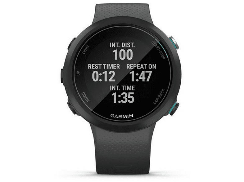 Reloj deportivo - Garmin Swim 2 010-02247-10, Negro, Para natación, 42 mm, GPS, Bluetooth, ANT+, 5 ATM