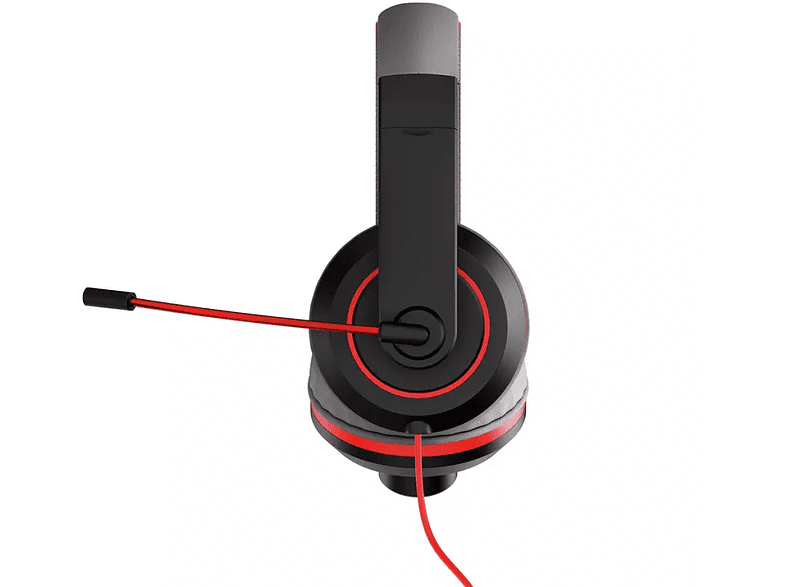 Auriculares gaming - Gioteck XH-100S, Diadema, Para mando, Multiplataforma, Micrófono, Jack 3.5 mm, Rojo