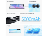 Móvil - OPPO A78 5G, Glowing Black, 128GB, 8GB RAM, 6.56 HD+, MediaTek Dimensity 700, 5000 mAh, Android 13