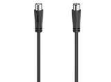 Cable de antena - Hama 205053, Coaxial, 90 dB, 3 m, Negro