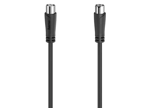 Cable de antena - Hama 205053, Coaxial, 90 dB, 3 m, Negro