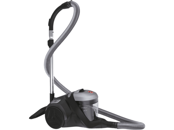 Aspirador sin bolsa - Hoover HP320PET 011, 850 W, 2 l, Filtro lavable, Tecnología Ciclónica, 75 dB, Negro