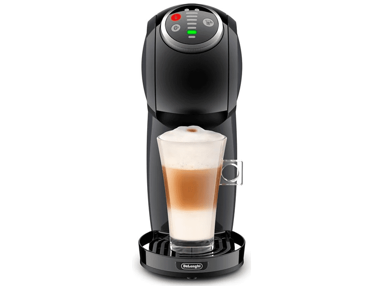 Cafetera de cápsulas - De Longhi Genio S Plus, 15 bar, 0.8 l, 1600 W, Gris