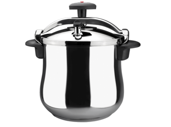 Olla a presión - Megafesa Star Bombeada, Capacidad 6L, Acero Inoxidable