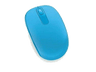 Ratón inalámbrico - Microsoft Wireless Mobile Mouse 1850, cyan, nano transceptor plug-and-go