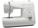 Máquina de coser - Alfa NEXT 10+, 12 puntadas, Luz Led, Blanco