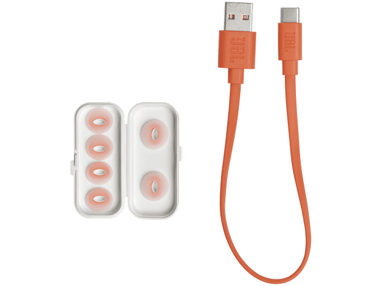 Auriculares True Wireless - JBL Tune Flex, Bluetooth 5.2, 8h autonomía + Estuche carga, Blanco