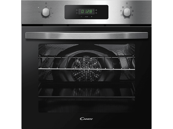 Horno - Candy Idea FIDC X605, Integrable, Multifunción, 60cm, 65L, 8 funciones, Display Touch, Inox