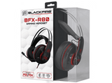 Auriculares gaming - Ardistel Blackfire BFX-R80, para PS4/PS5, Jack 3.5 mm, Negro y Rojo