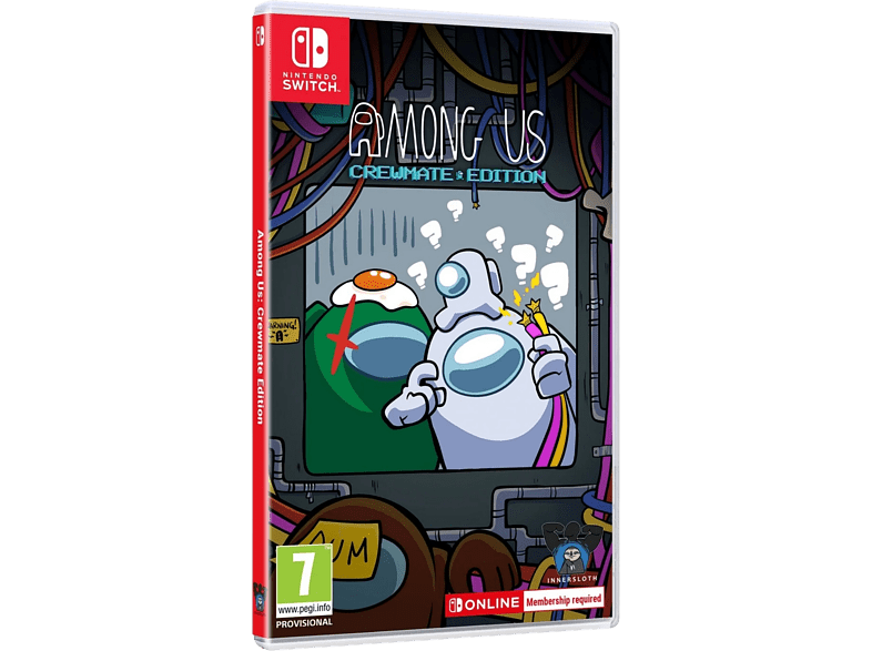 Nintendo Switch Among Us Impostor Edition + Peluche + Caja lenticular + Tarjeta de acceso + Códigos de fondos de pantalla + Cinta + Pegatinas