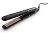 Plancha de pelo con vapor - Bellissima B28 100, Revestimiento cerámica, Color Negro y oro rosa