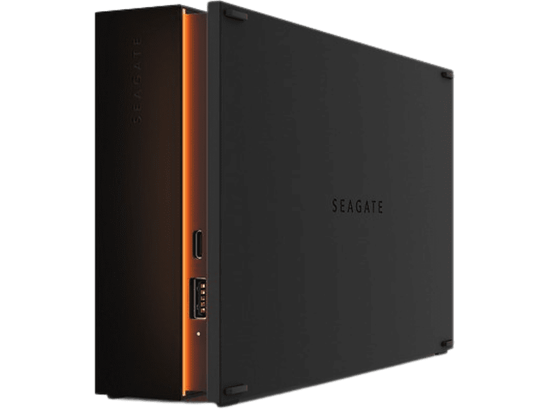 Disco duro externo 16 TB - Seagate Firecuda Gaming Hub STKK16000400, HDD, USB 3.0 Gen 1, LED RGB, Negro