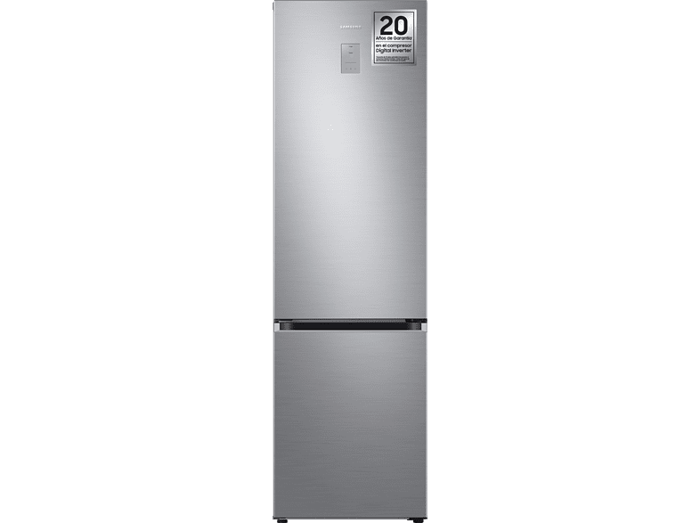 Frigorífico combi -  Samsung SMART AI RB38C776CS9/EF, All-Around Cooling, 200 cm, 390L, No Frost, Metal Cooling, WiFi, Inox