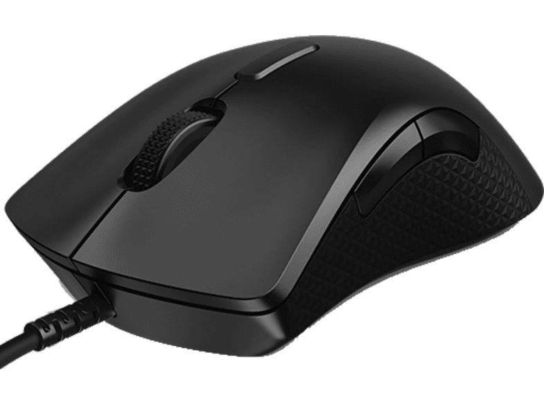 Ratón gaming - Lenovo Legion M300 RGB, Por cable, Ambidiestro, 8000 DPI, Negro