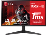 Monitor gaming - LG 24GQ50F-B, 23.8, Full-HD, 1ms, 165Hz, HDMI, DisplayPort, , Negro