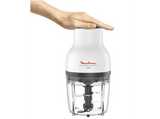 Picadora - Moulinex DJ5201, 300 W, 4 cuchillas de acero inoxidable, Blanco